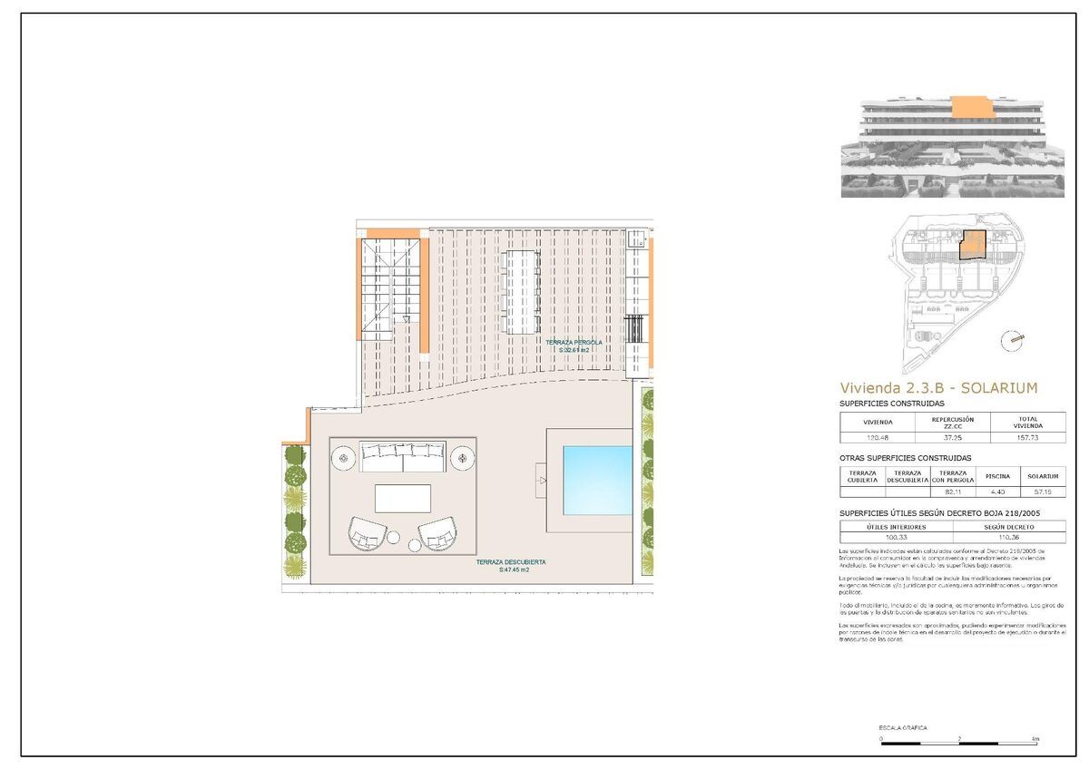 Penthouse z 3 sypialniami, 110m² w Mijas, Hiszpania [ID: 0137-N7554]
