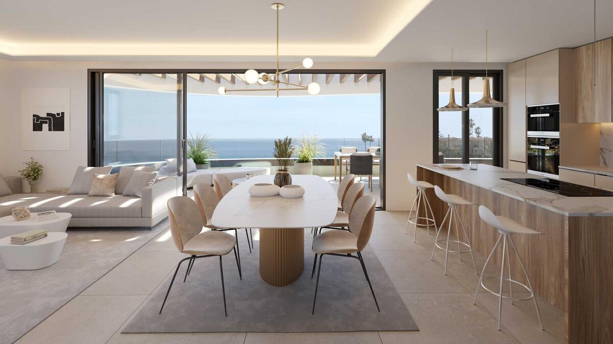 Penthouse z 3 sypialniami, 110m² w Mijas, Hiszpania [ID: 0137-N7554]