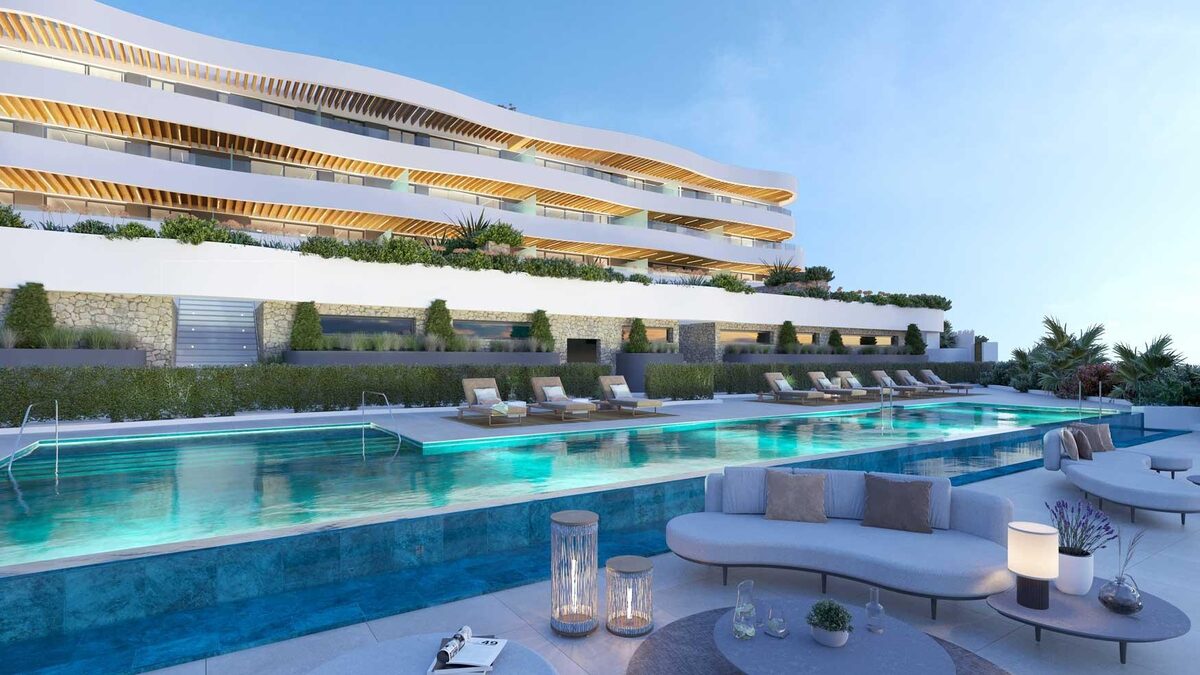 Penthouse z 3 sypialniami, 110m² w Mijas, Hiszpania [ID: 0137-N7554]