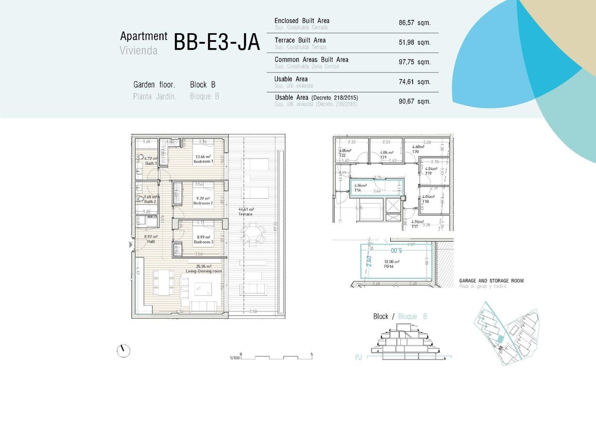Квартира с 3 спальнями, 86м² в Эстепона, Испания [ID: 0137-N7546]