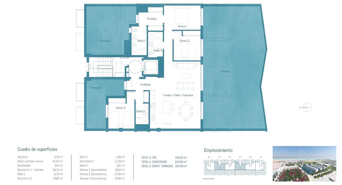 Пентхаус з 3 спальнями, 133м² в Міхас, Іспанія [ID: 0137-N7175]