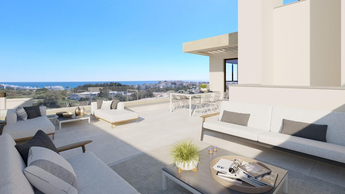 Penthouse z 3 sypialniami, 102m² w Estepona, Hiszpania [ID: 0137-N7413]