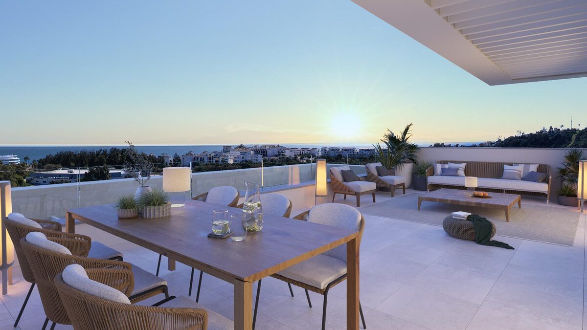 Penthouse z 3 sypialniami, 102m² w Estepona, Hiszpania [ID: 0137-N7413]