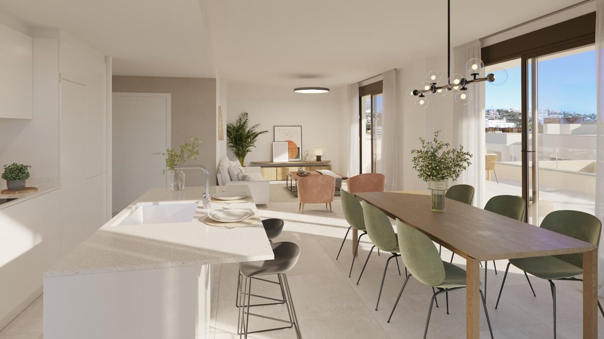 Penthouse z 3 sypialniami, 102m² w Estepona, Hiszpania [ID: 0137-N7413]