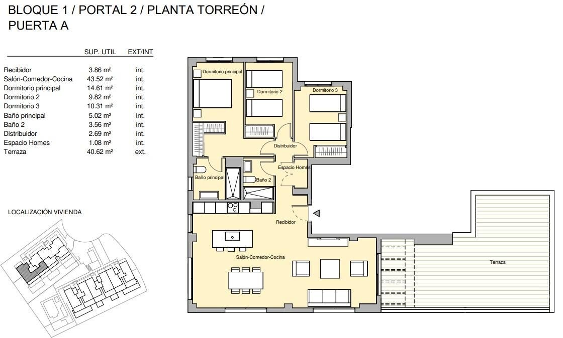 Penthouse z 3 sypialniami, 102m² w Estepona, Hiszpania [ID: 0137-N7413]