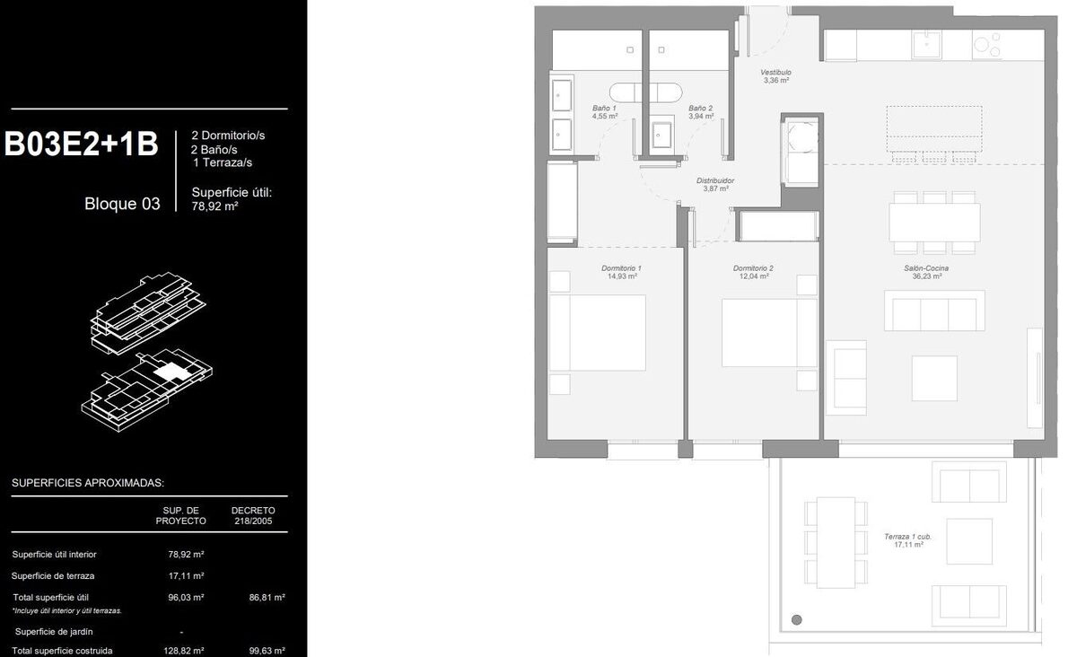 Apartment with 2 bedrooms, 103m² in Estepona, Spain [ID: 0137-N7398]