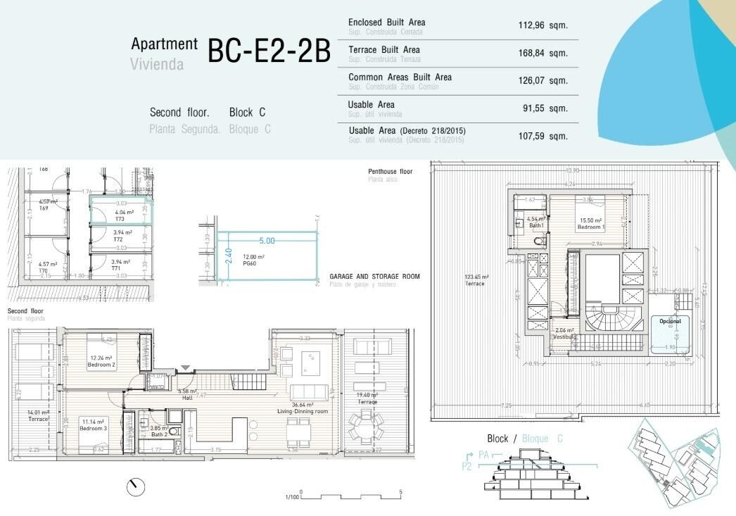 Квартира с 3 спальнями, 110м² в Эстепона, Испания [ID: 0137-N6919]
