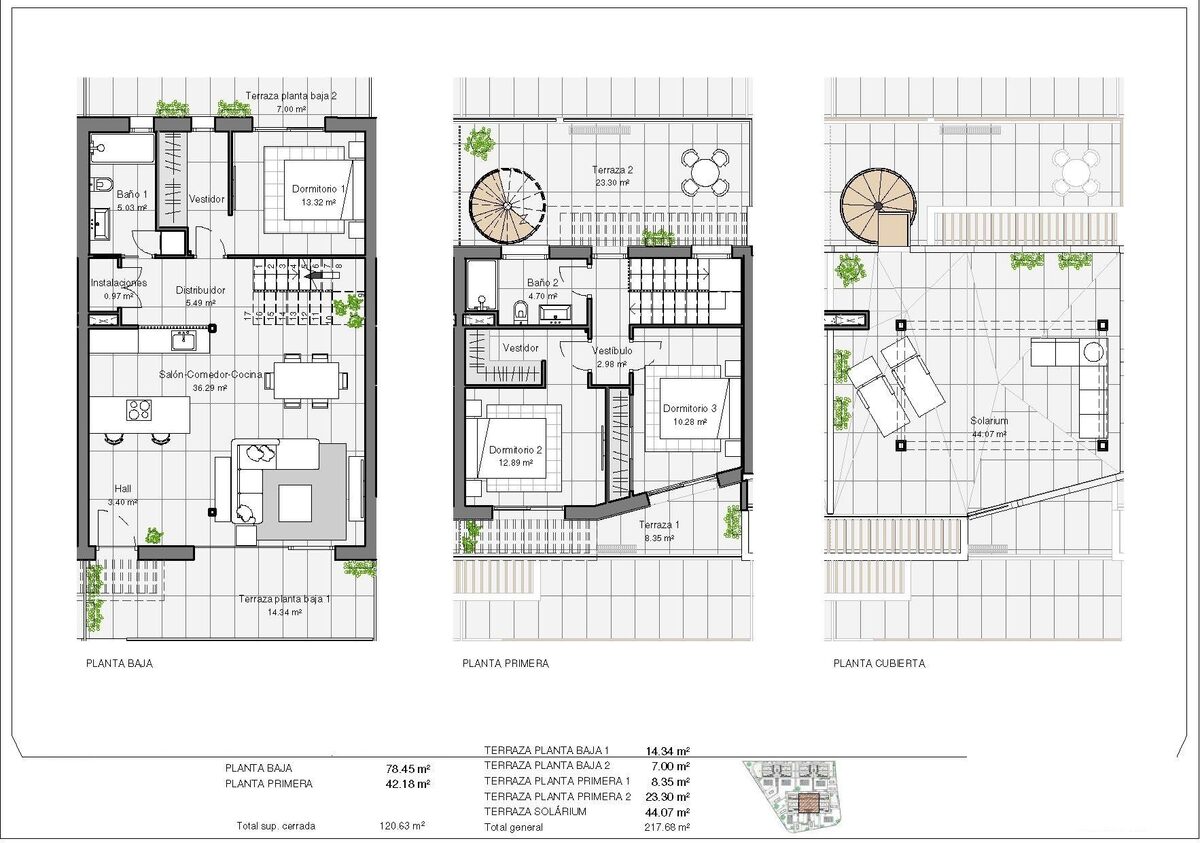 Таунхаус з 3 спальнями, 120м² в Полоп, Іспанія [ID: 0137-N7504]