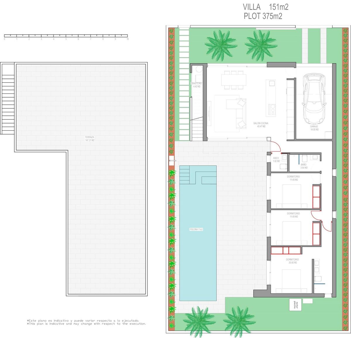 Willa z 3 sypialniami, 140m² w Los Alcazares, Hiszpania [ID: 0137-N7361]