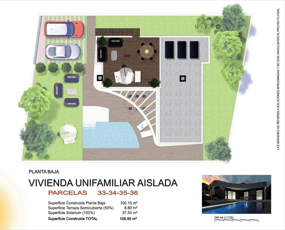 Villa with 3 bedrooms, 108m² in Los Montesinos, Spain [ID: 0137-N7375]
