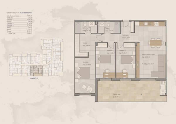 Квартира в Торре-Пачеко, Іспанія, 112м² - зображення 11