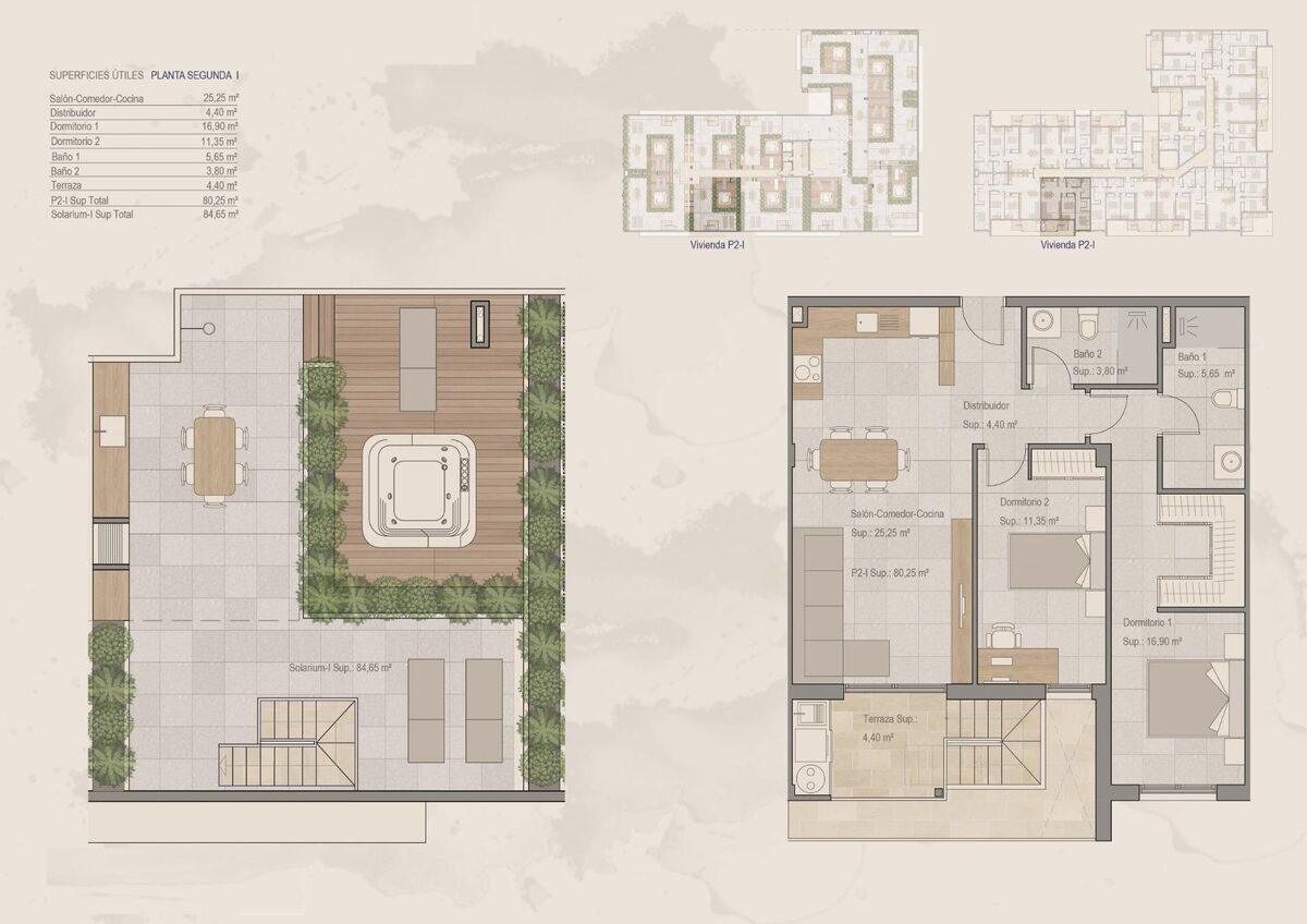 Пентхаус з 2 спальнями, 82м² в Торре-Пачеко, Іспанія [ID: 0137-N7283]