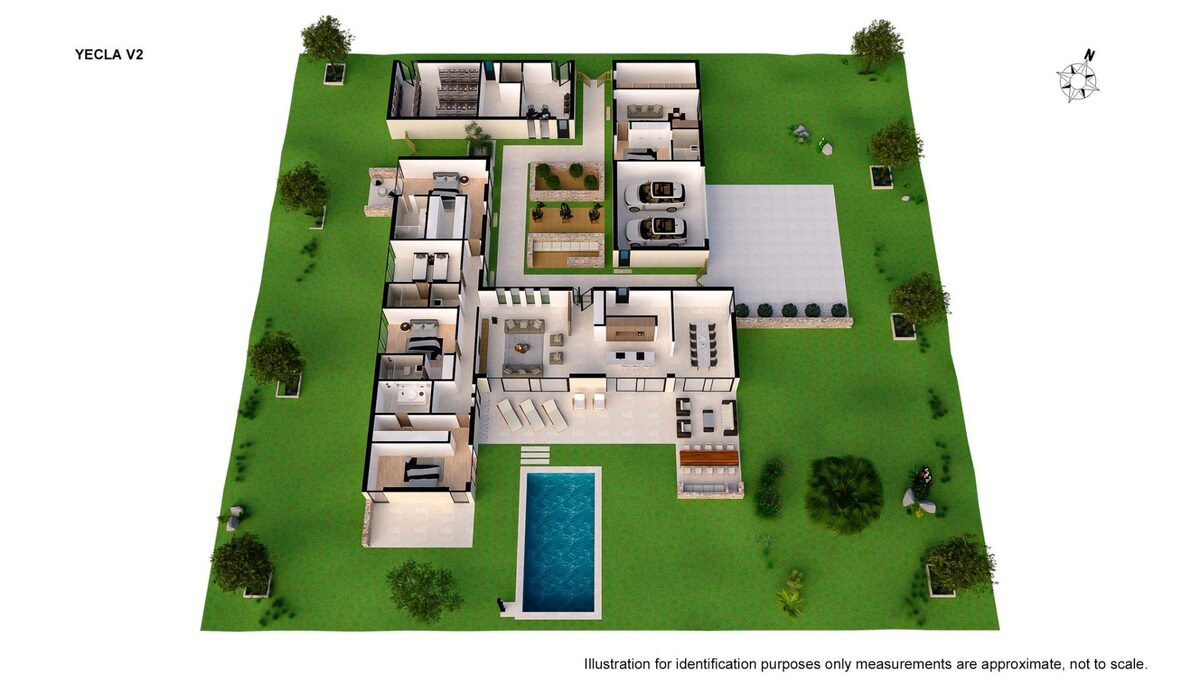 Villa with 6 bedrooms, 391m² in Yecla, Spain [ID: 0137-N7259]