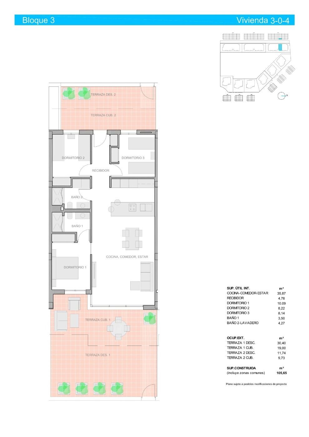 Квартира з 3 спальнями, 106м² в Гуардамар-дель-Сегура, Іспанія [ID: 0137-N7033]