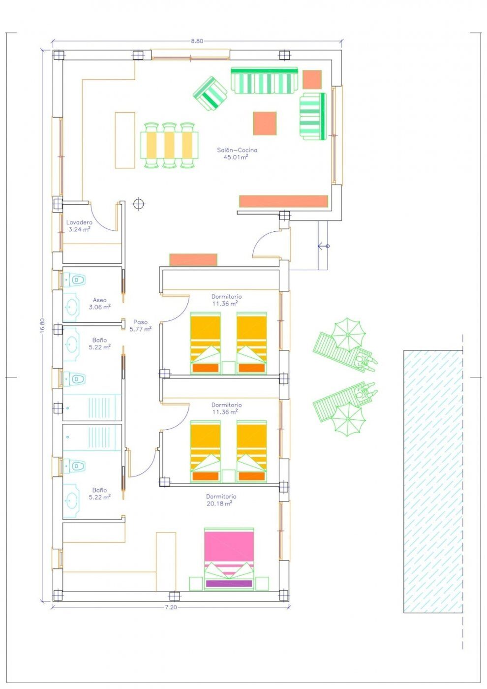 Villa with 3 bedrooms, 104m² in Calasparra, Spain [ID: 0137-N6937]