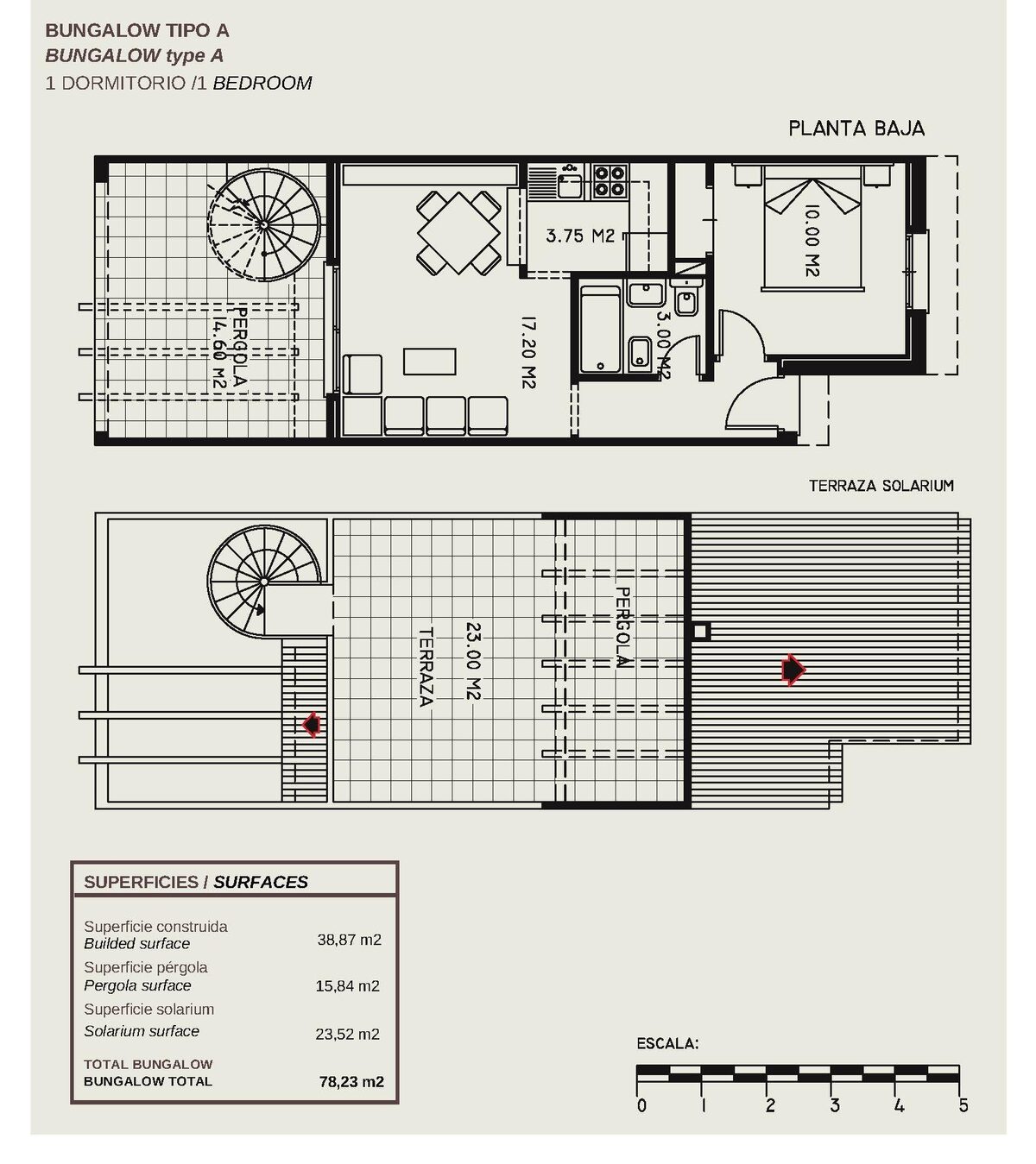 Бунгало з 1 спальнею, 43м² в Кальпе, Іспанія [ID: 0137-N6948]