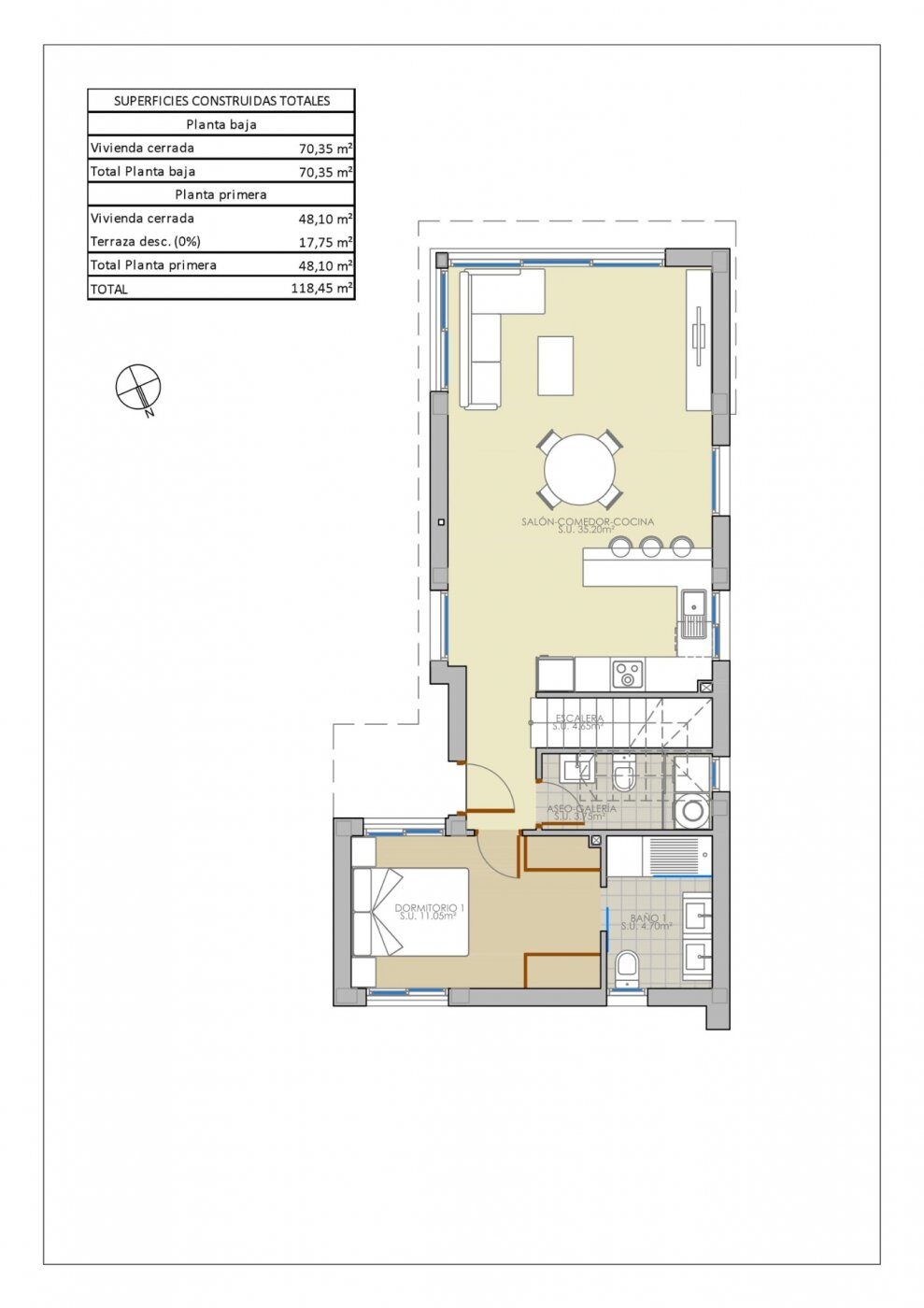 Вилла с 3 спальнями, 120м² в Пилар-де-ла-Орадада, Испания [ID: 0137-N6673]