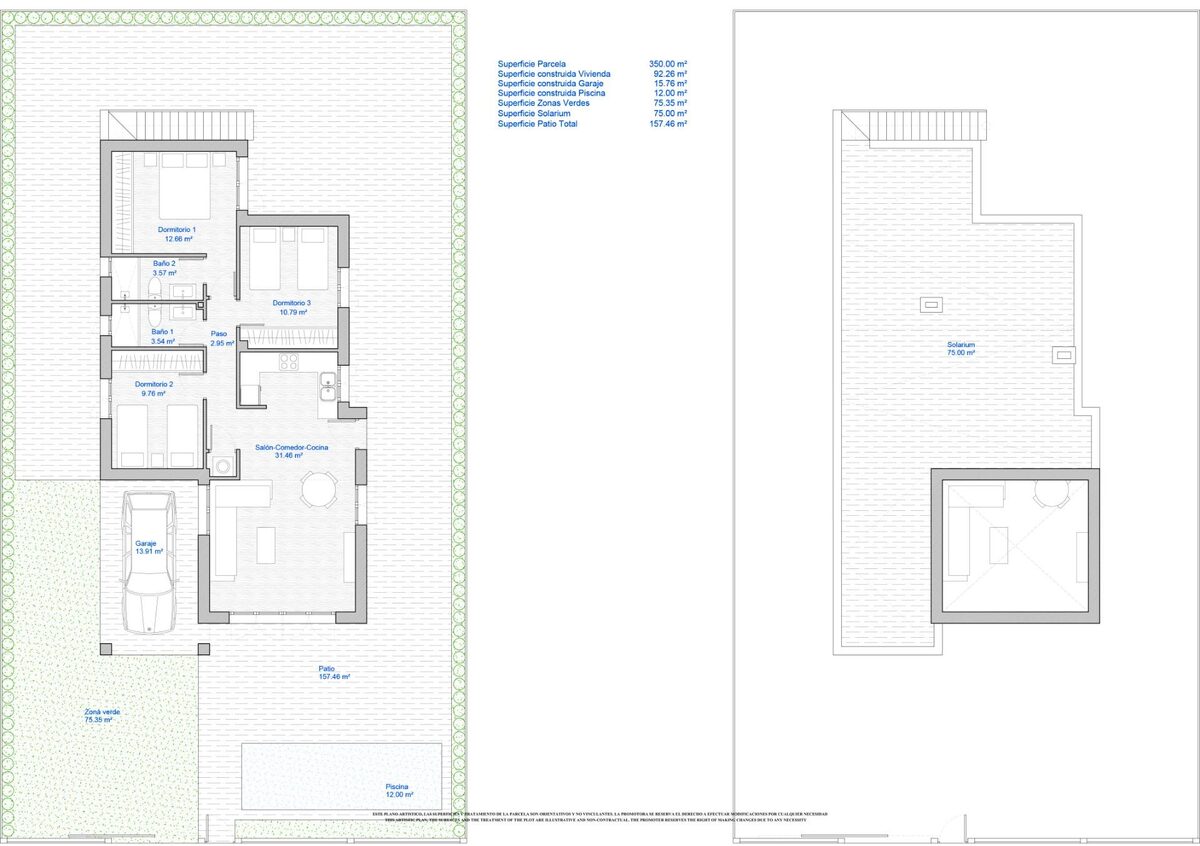 Willa z 3 sypialniami, 108m² w Los Alcazares, Hiszpania [ID: 0137-N6659]