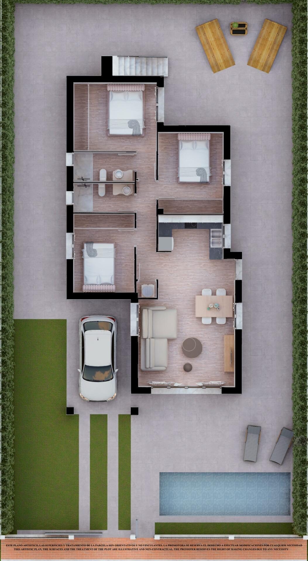 Willa z 3 sypialniami, 108m² w Los Alcazares, Hiszpania [ID: 0137-N6659]