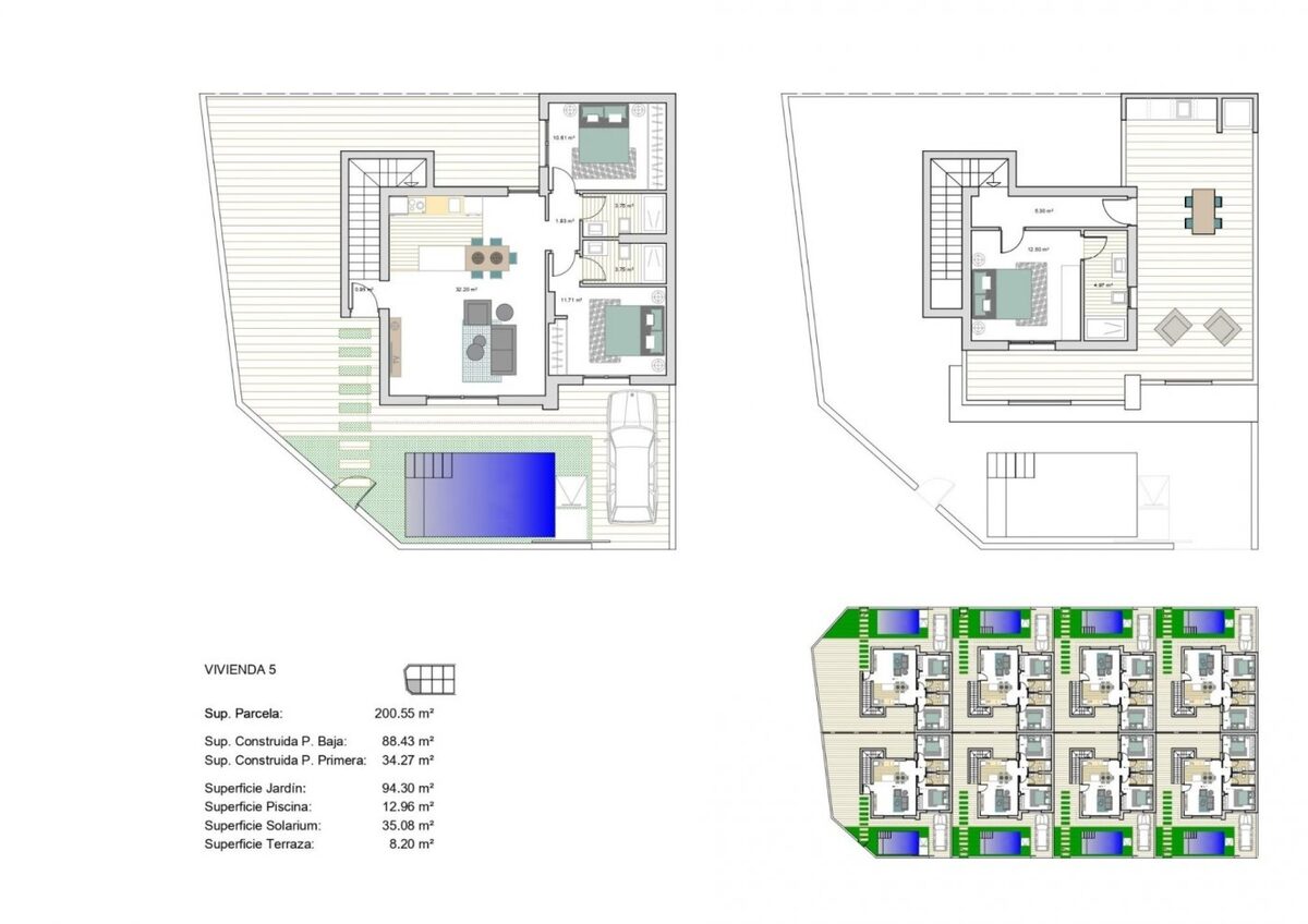 Villa with 3 bedrooms, 122m² in Torre Pacheco, Spain [ID: 0137-N6552]