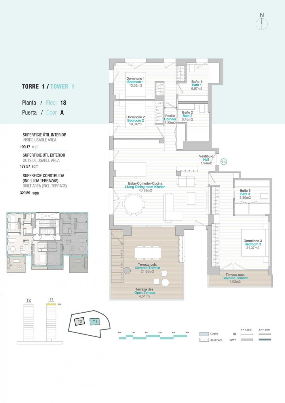 Пентхаус з 3 спальнями, 129м² в Кальпе, Іспанія [ID: 0137-N6459]