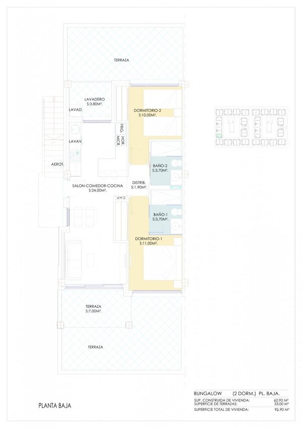 Bungalow w Torrevieja, Hiszpania, 63m² - obraz 23