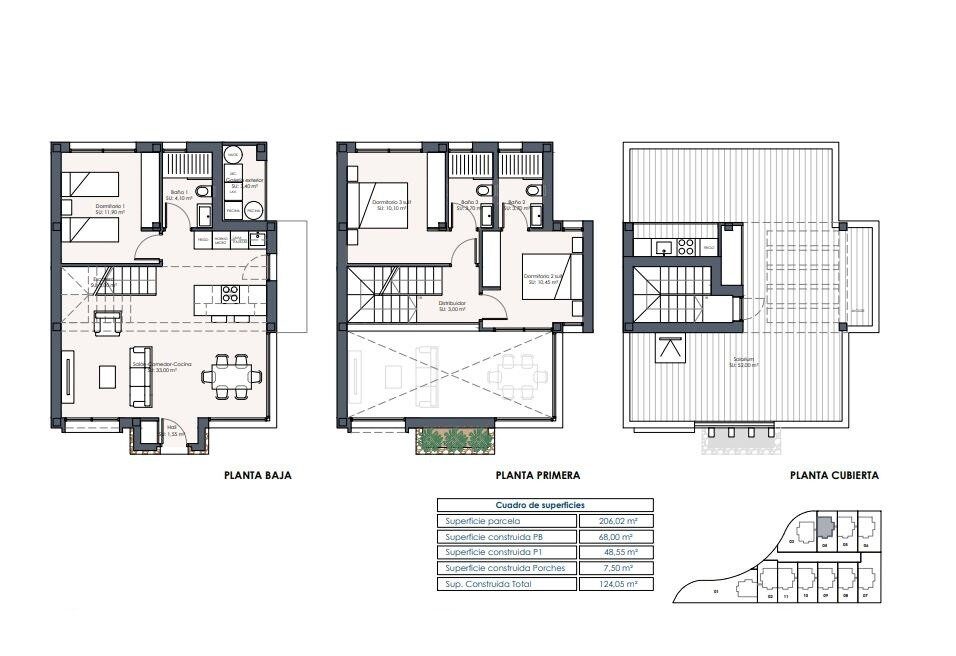 Villa with 3 bedrooms, 116m² in Los Montesinos, Spain [ID: 0137-N6403]