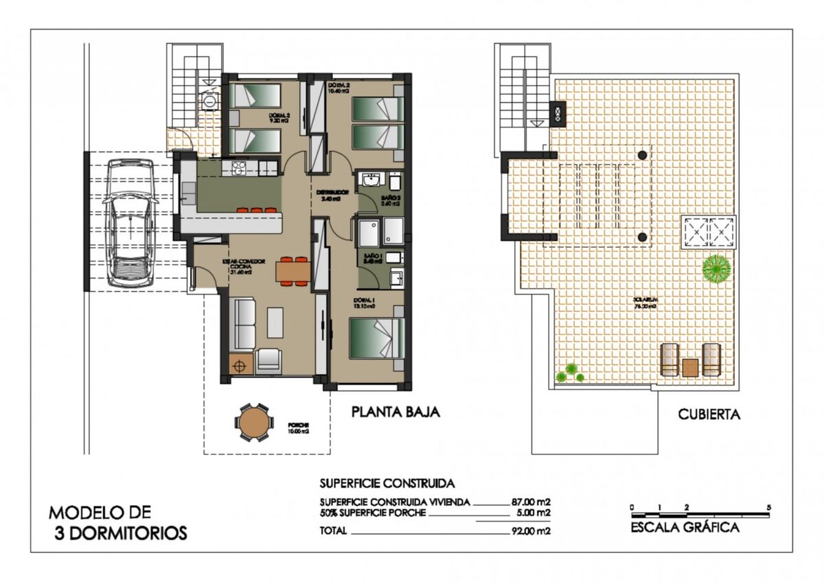 Villa with 3 bedrooms, 144m² in San Miguel de Salinas, Spain [ID: 0137-N6405]