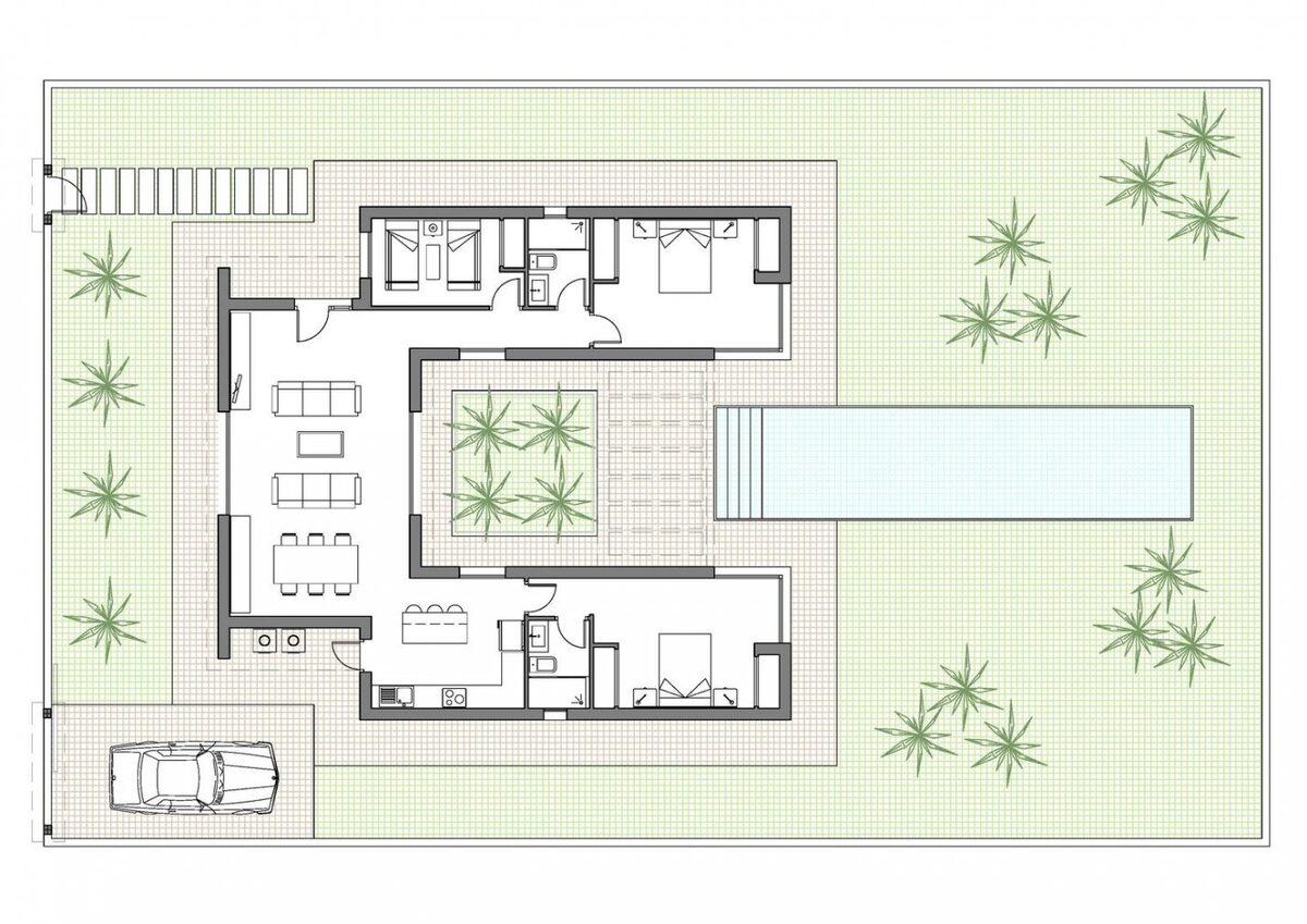 Villa with 3 bedrooms, 156m² in Benijofar, Spain [ID: 0137-N6122]