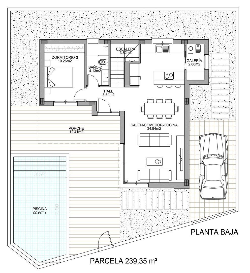 Вилла с 3 спальнями, 134м² в Бенихофар, Испания [ID: 0137-N6124]