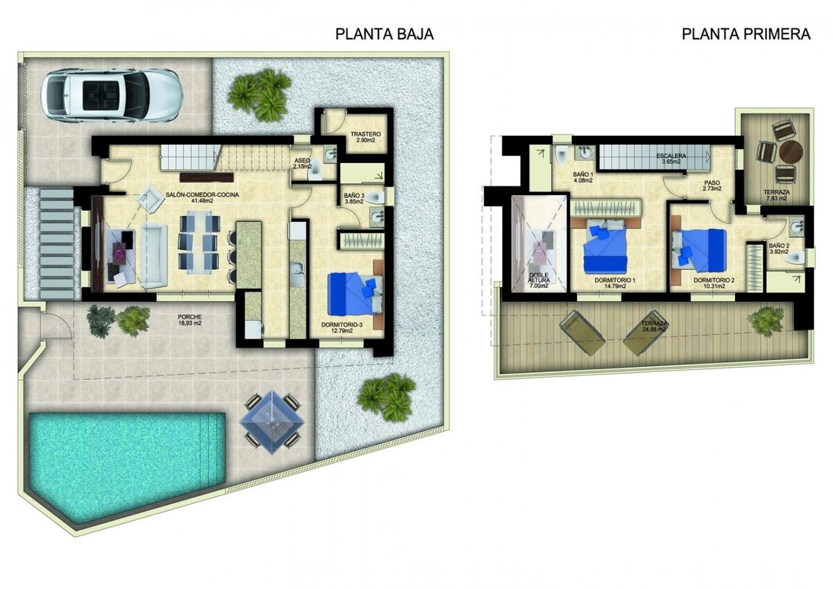 Вілла з 3 спальнями, 135м² в Беніхофар, Іспанія [ID: 0137-N6126]
