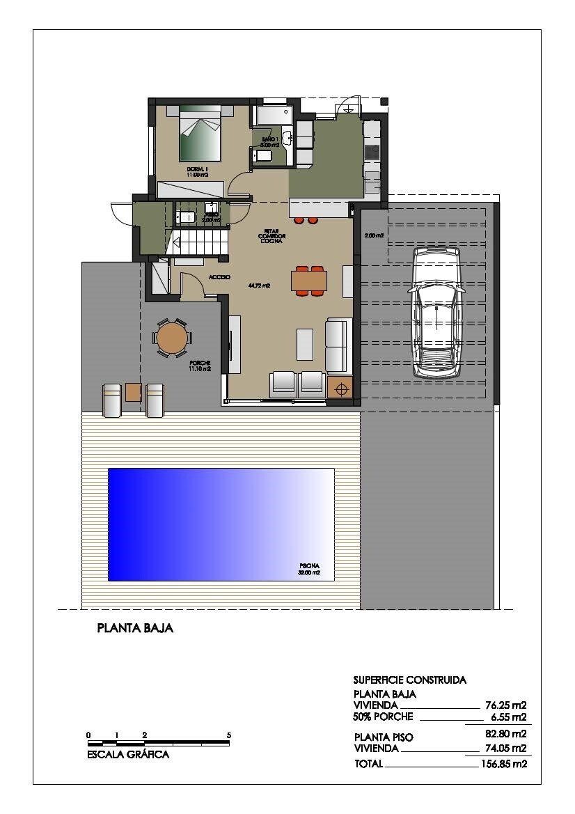 Willa z 4 sypialniami, 157m² w Оріуела Коста, Hiszpania [ID: 0137-N5908]