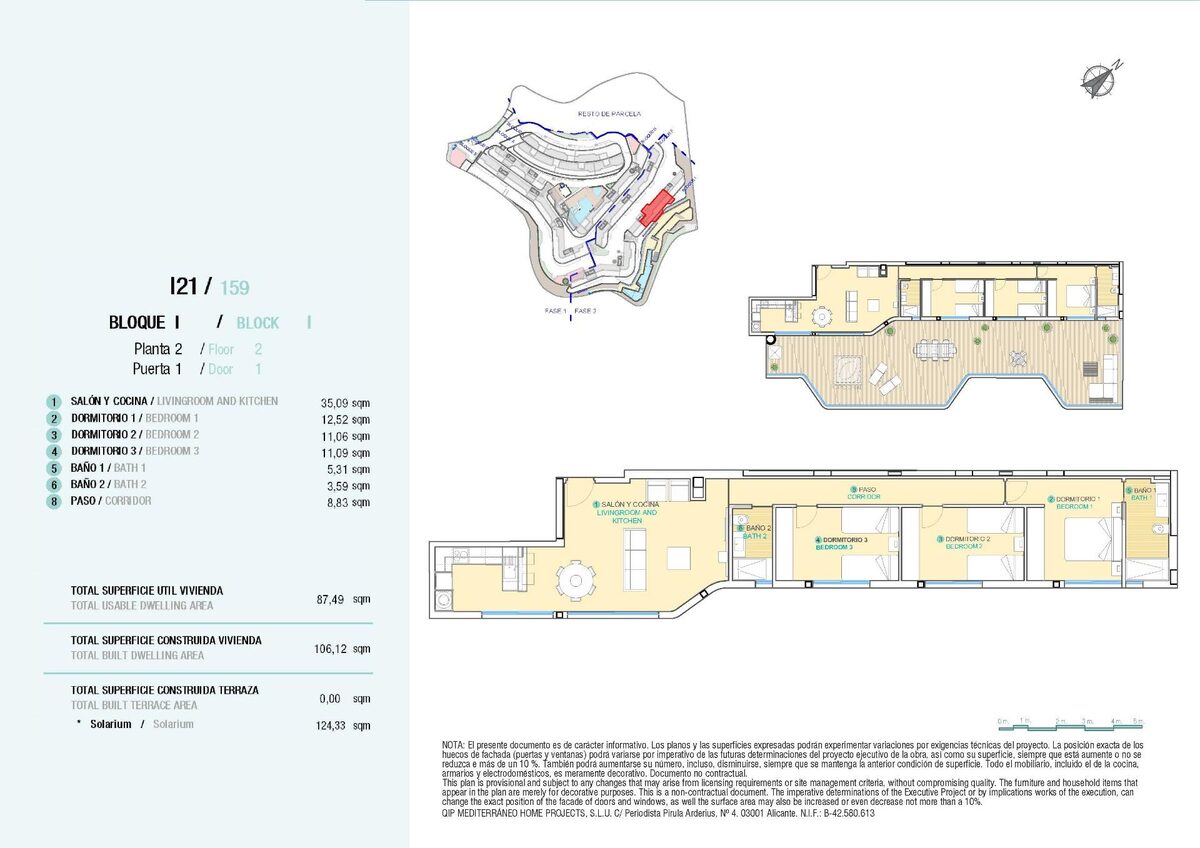 Penthouse with 3 bedrooms, 106m² in Aguilas, Spain [ID: 0137-N5881]