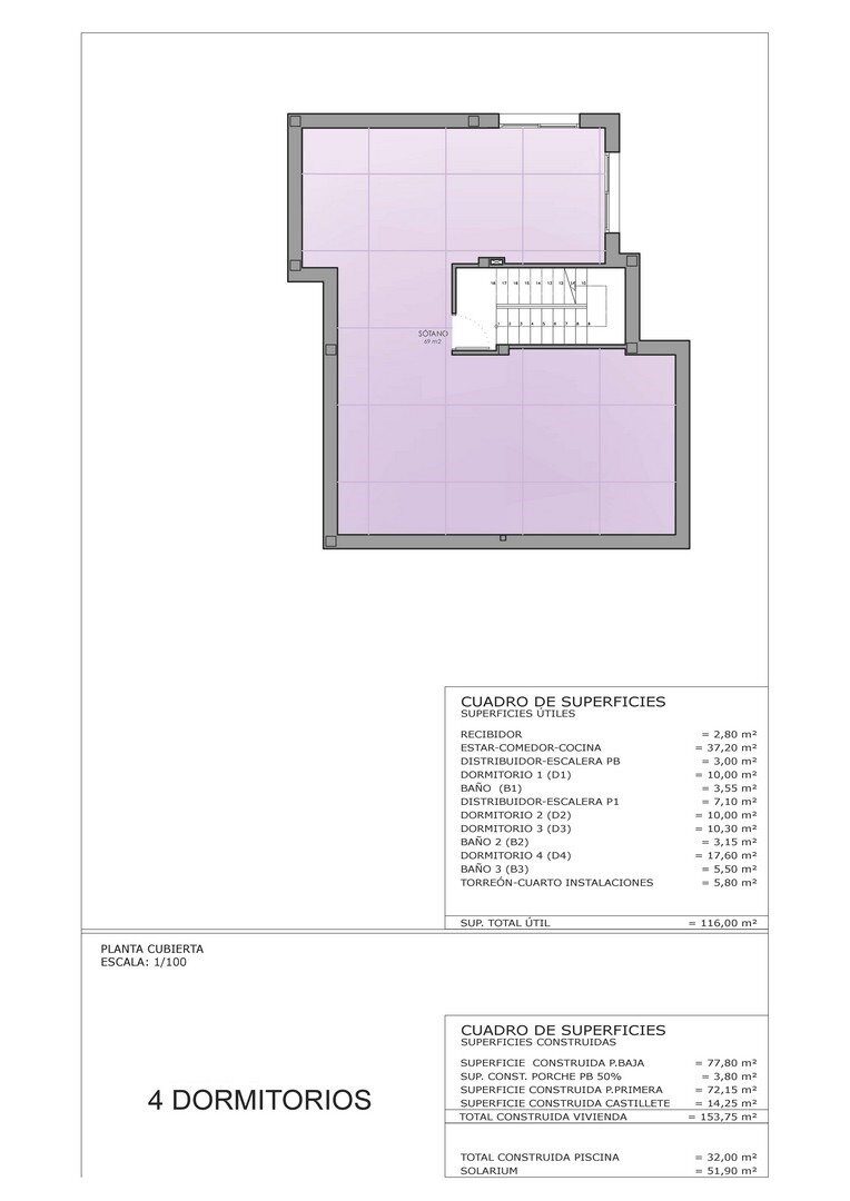Willa z 4 sypialniami, 153m² w Cartagena, Hiszpania [ID: 0137-N5903]