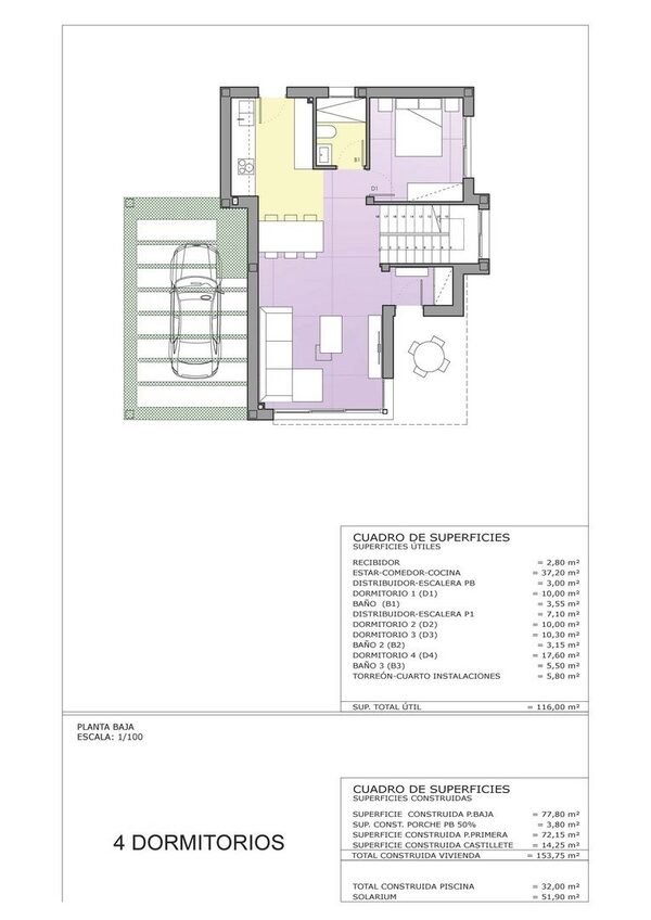 Вилла в Картахена, Испания, 153м² - изображение 26