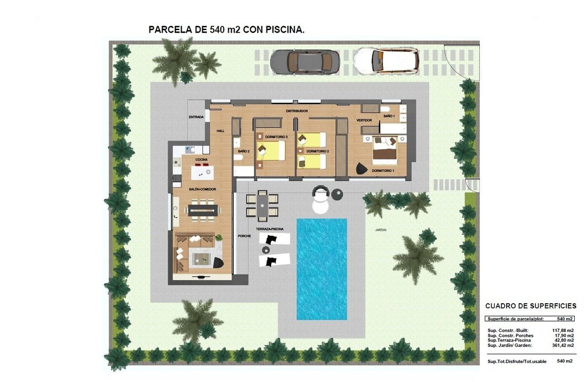 Villa with 3 bedrooms, 117m² in Calasparra, Spain [ID: 0137-N5894]