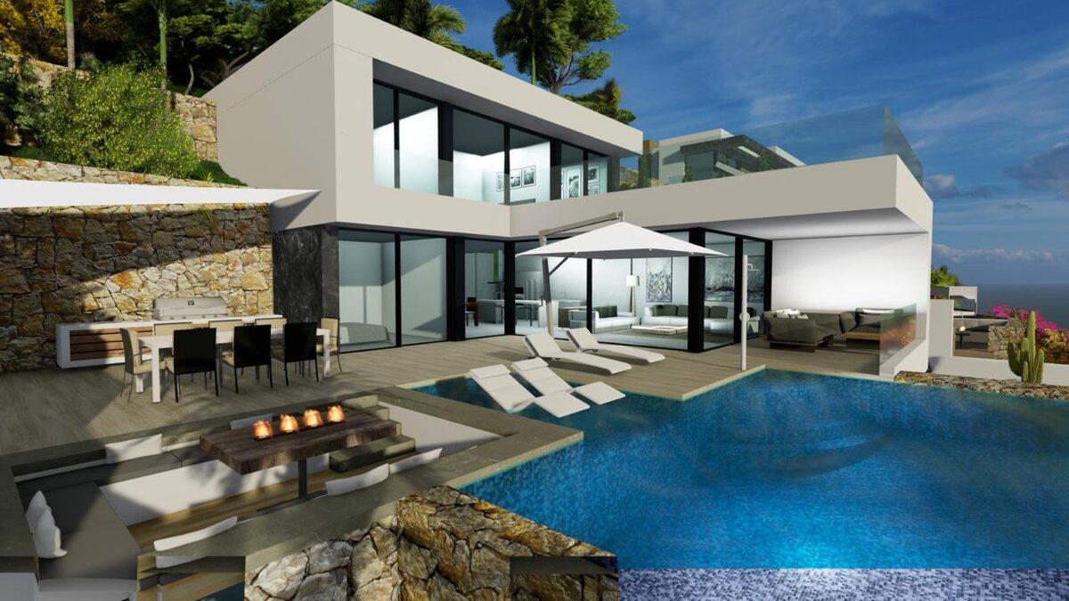 Вилла с 4 спальнями, 427м² в Кальпе, Испания [ID: 0137-N5667]