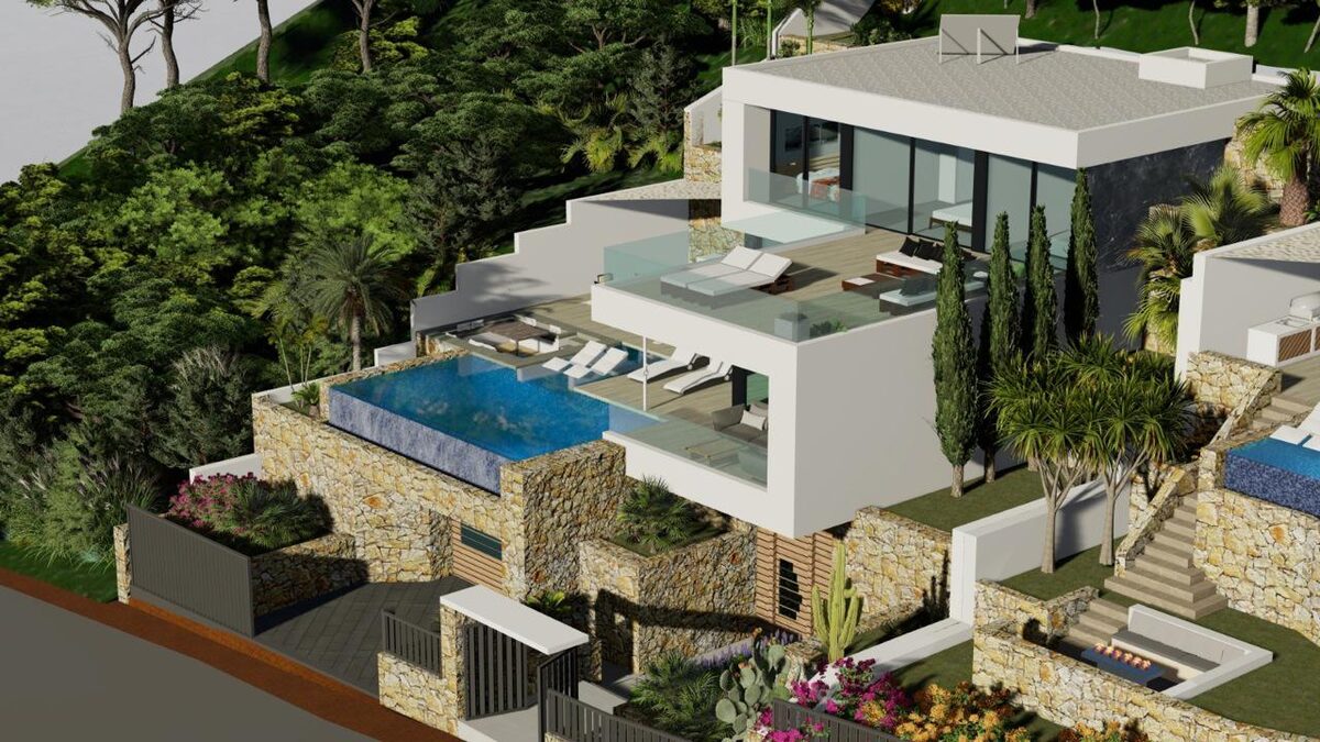 Вилла с 4 спальнями, 427м² в Кальпе, Испания [ID: 0137-N5667]