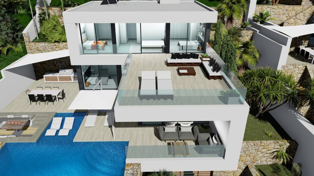 Вилла с 4 спальнями, 427м² в Кальпе, Испания [ID: 0137-N5667]