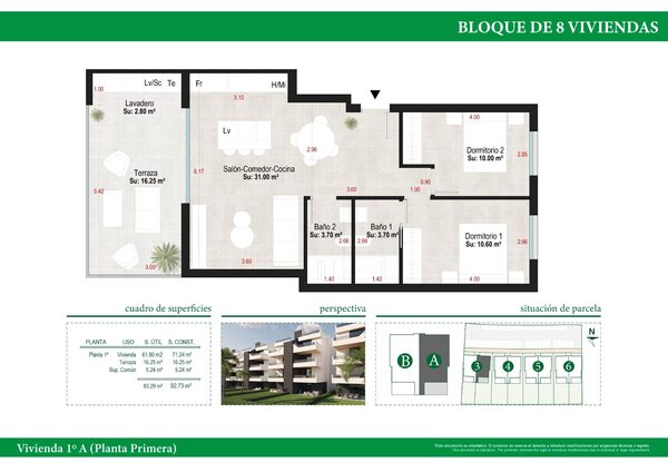Apartment in Alhama de Murcia, Spain, 71m² - image 8