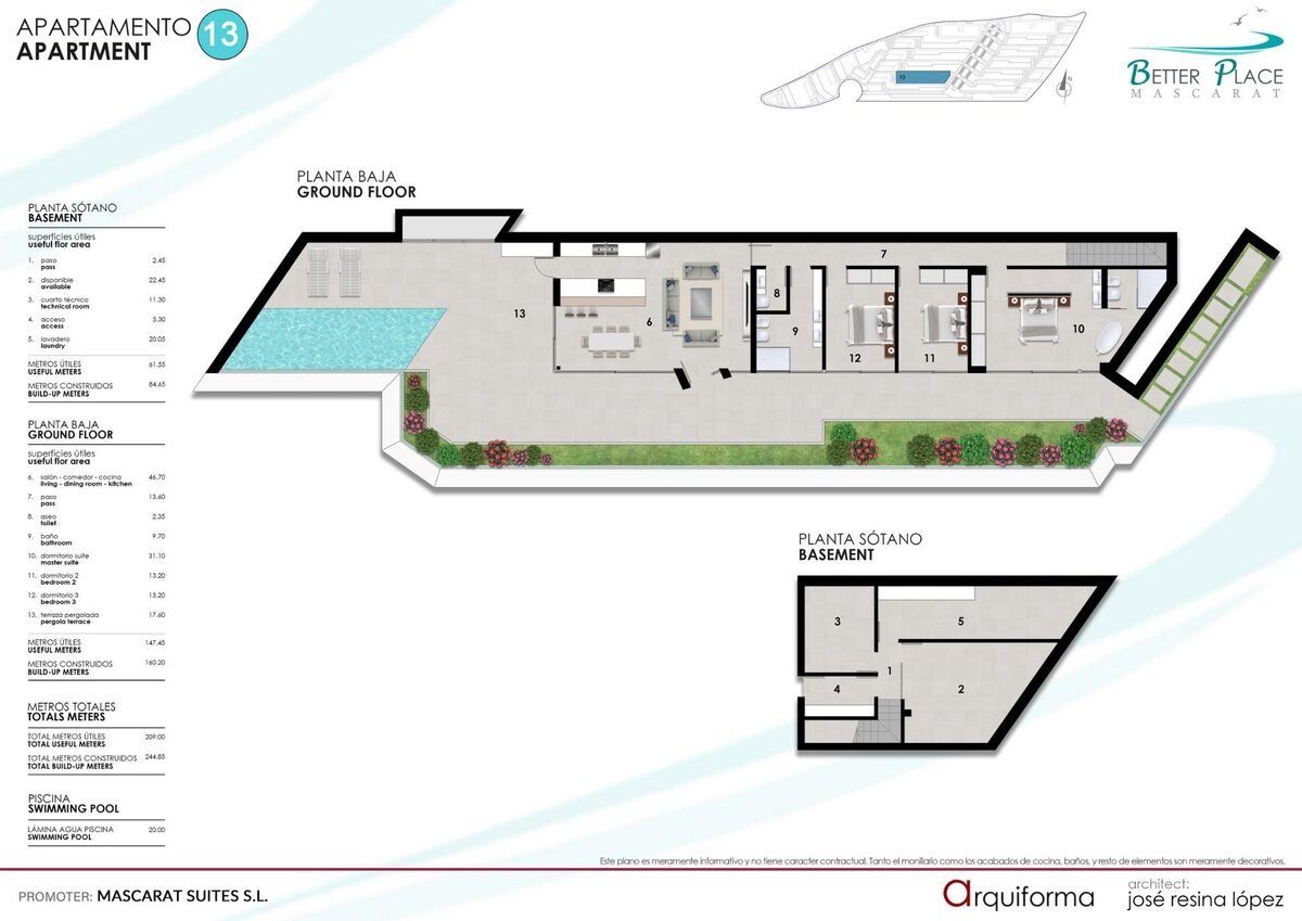Квартира з 3 спальнями, 244м² в Кальпе, Іспанія [ID: 0137-N9171]