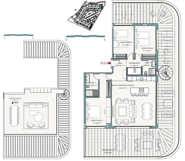 Penthouse w Estepona, Hiszpania, 113m² - obraz 38