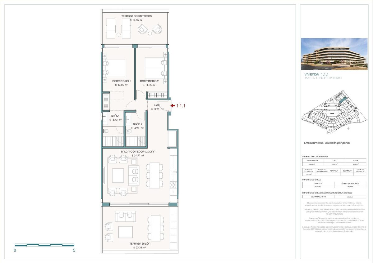 Apartament z 1 sypialnią, 99m² w Estepona, Hiszpania [ID: 0137-N9165]