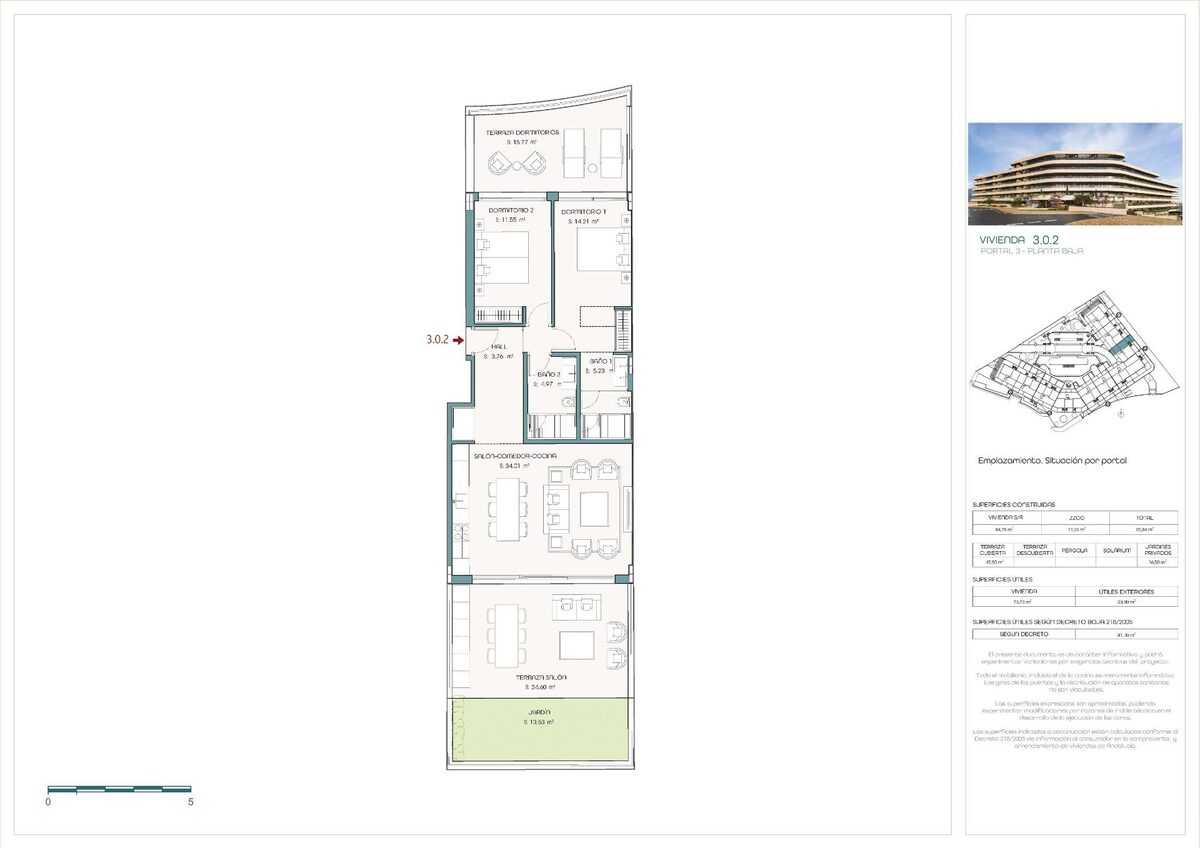 Квартира с 2 спальнями, 95м² в Эстепона, Испания [ID: 0137-N9162]