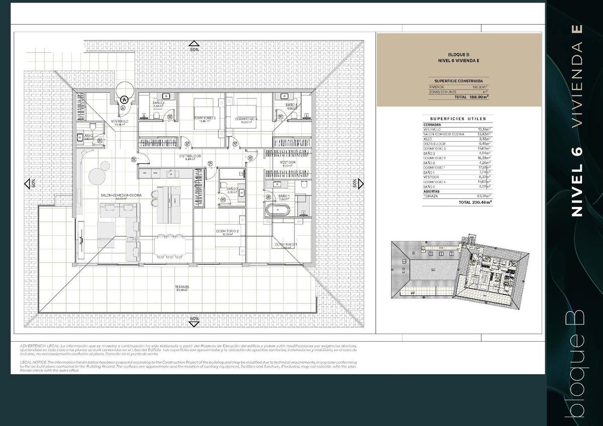 Penthouse z 4 sypialniami, 188m² w Fuengirola, Hiszpania [ID: 0137-SP1188]