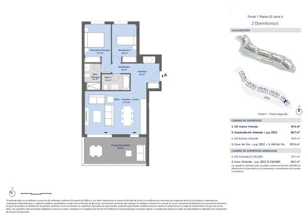 Penthouse w Estepona, Hiszpania, 98m² - obraz 18