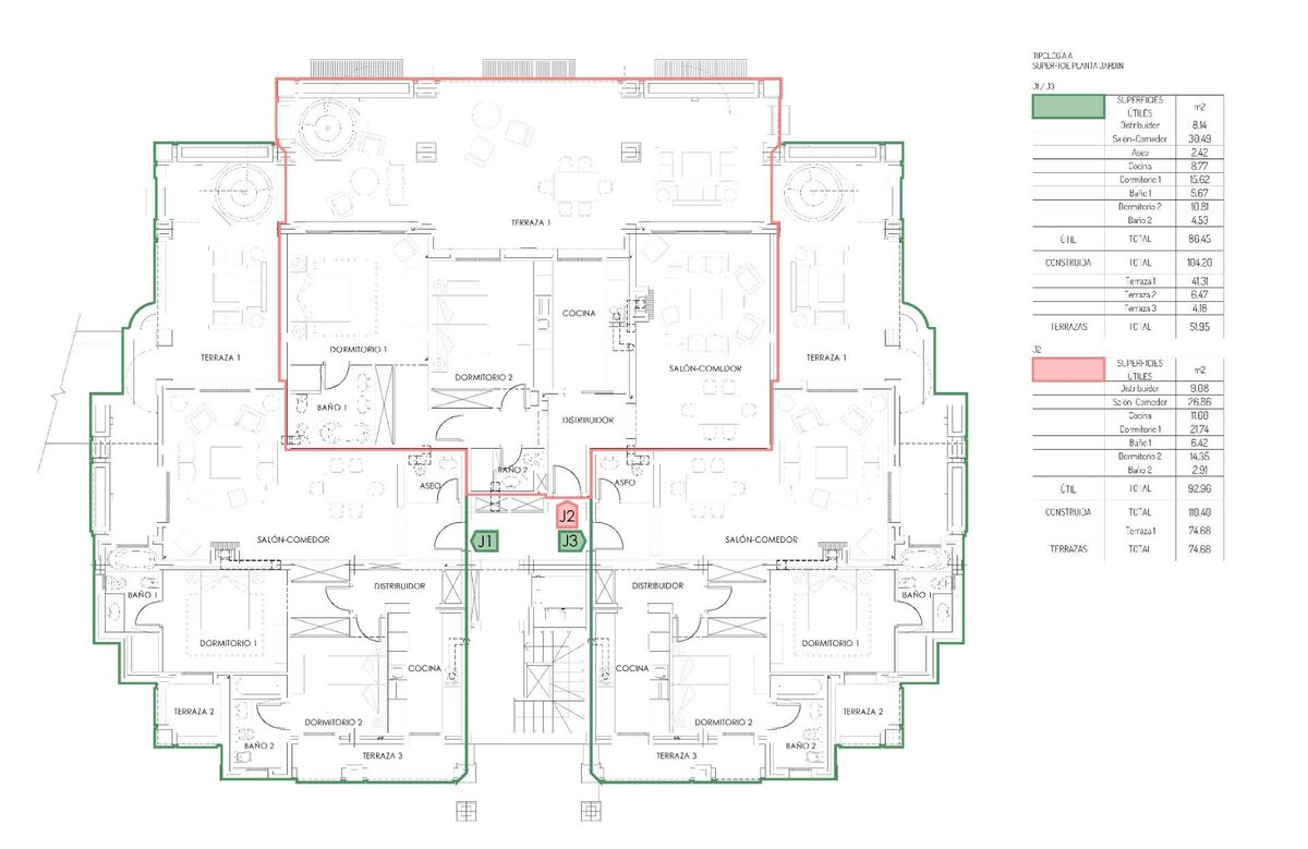 Apartment with 2 bedrooms, 104m² in Марбелья, Spain [ID: 0137-N9175]
