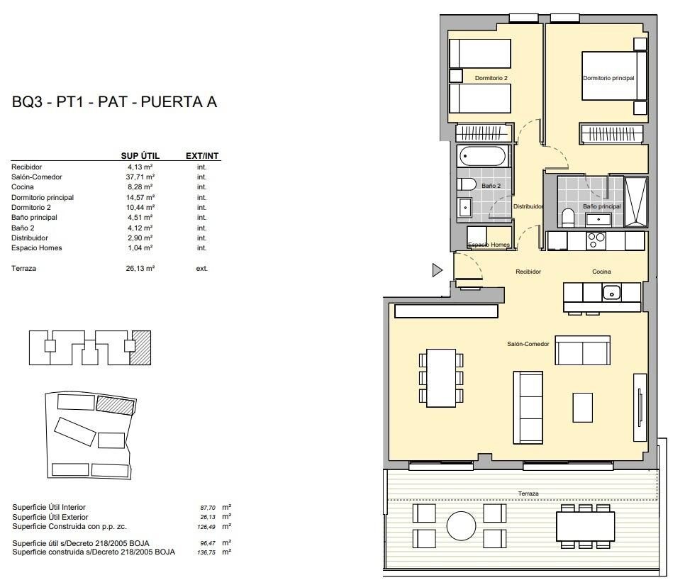 Пентхаус з 2 спальнями, 115м² в Естепона, Іспанія [ID: 0137-N8154]