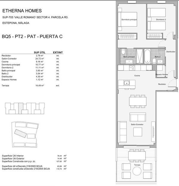 Penthouse w Estepona, Hiszpania, 115m² - obraz 20