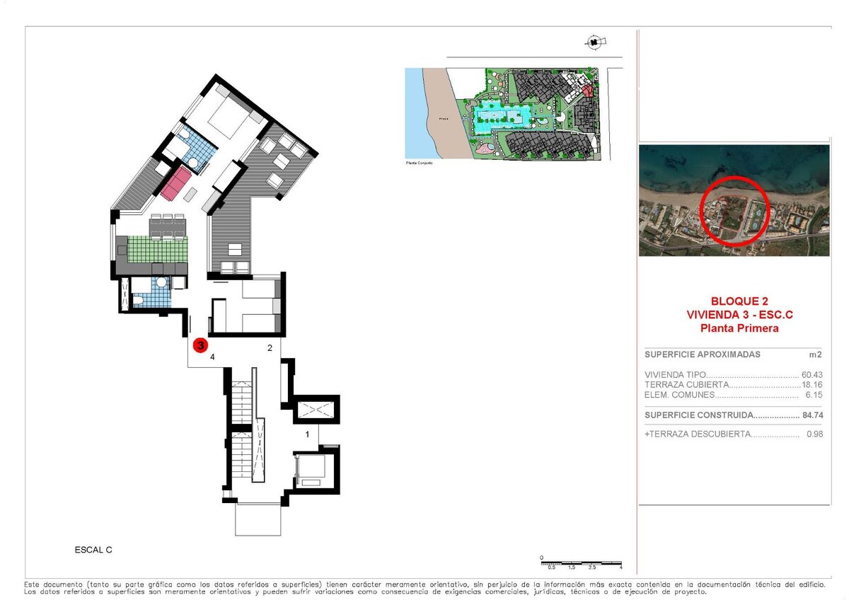 Apartament z 2 sypialniami, 84m² w Denia, Hiszpania [ID: 0137-N6092]